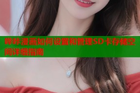 哔咔漫画如何设置和管理SD卡存储空间详细指南