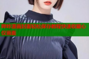 哔咔漫画封面轻松保存教程快速收藏心仪画面